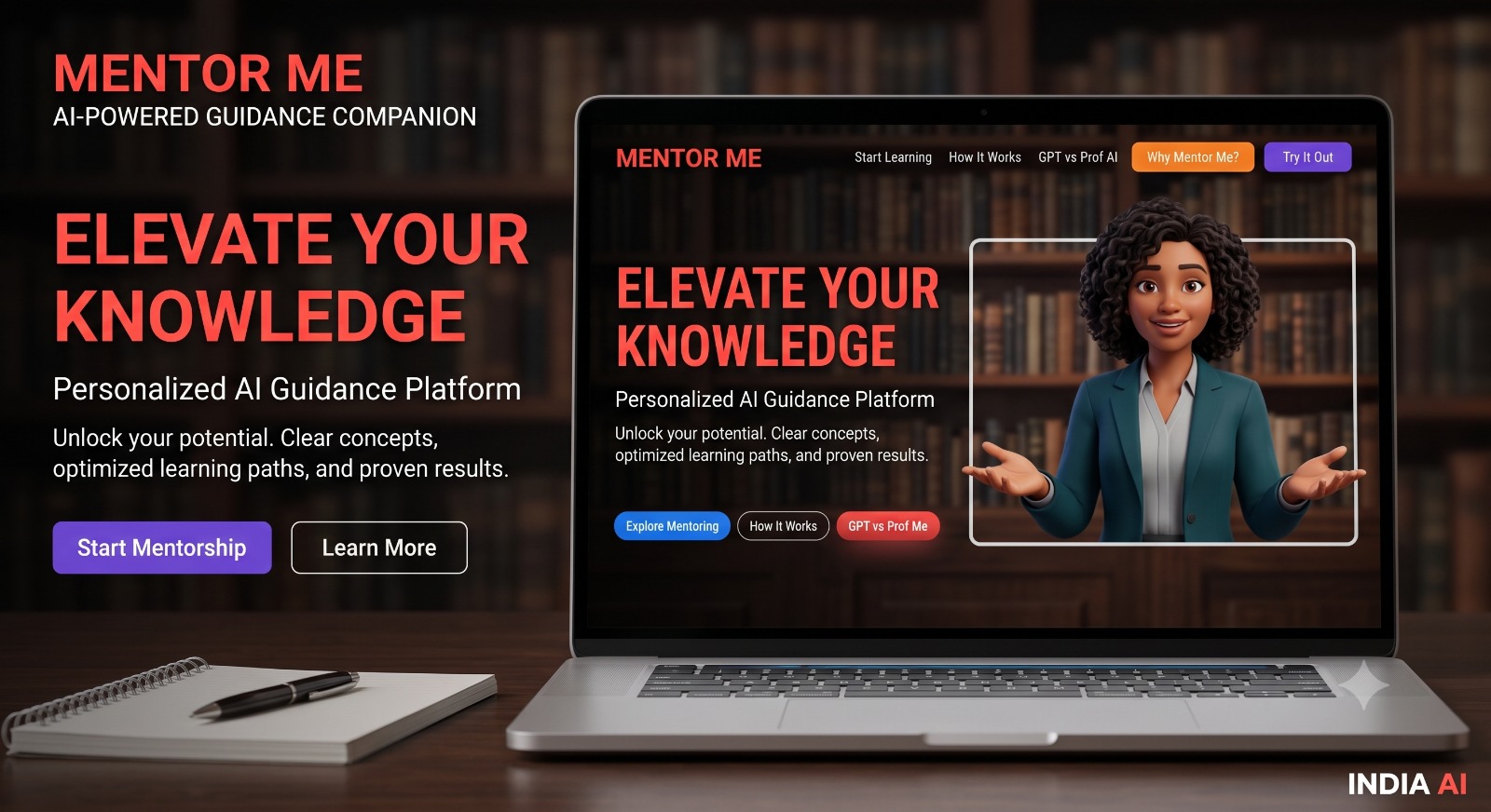 ProfessorAI brand website